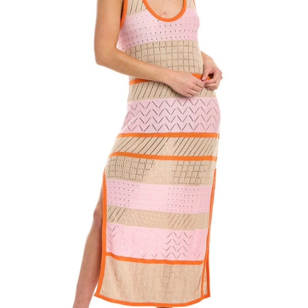 NWT Ramy Brook Rachi Slit Crochet Maxi dress - M
